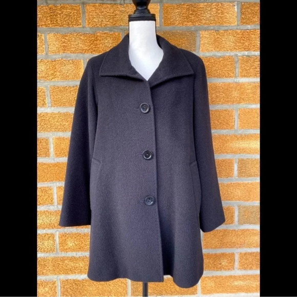 Cinzia rocca alpaca/wool coat size 2 - Picture 1 of 15